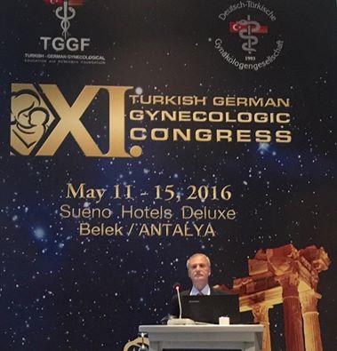 11. Türk Alman Jinekoloji Kongresi – 11-15 2016 – Antalya