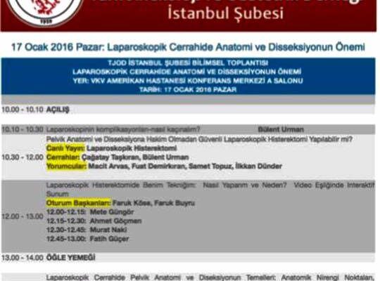 TJOD İstanbul Toplantısı – 17.01.2016