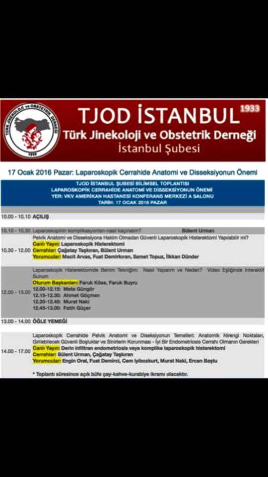 TJOD İstanbul Toplantısı – 17.01.2016